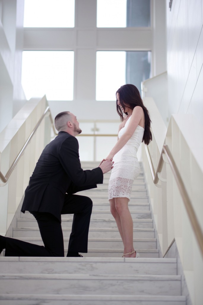 A surprise proposal at the Detroit Institute of Arts